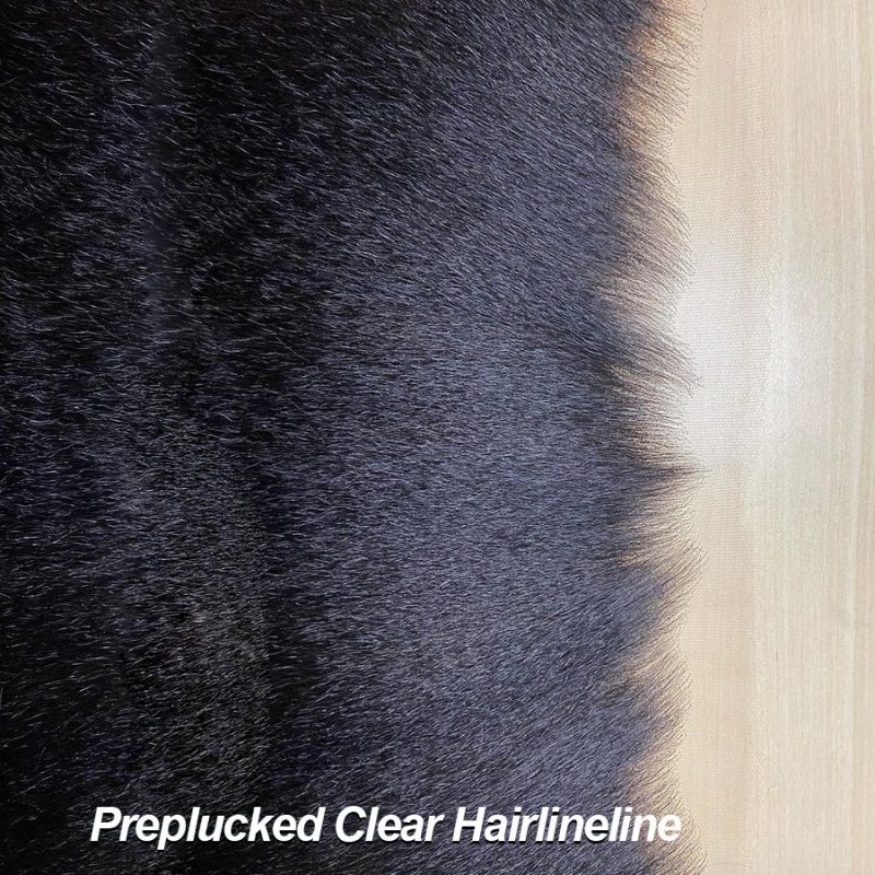 Virgin Human Hair Kinky Straight 13x4 13x6 HD Lace Frontal - 图片 4